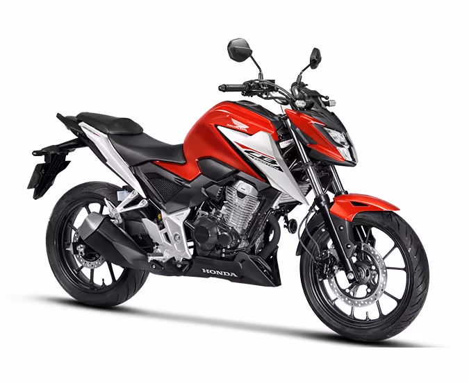 CB 300F Twister vista três quartos dianteira CBS