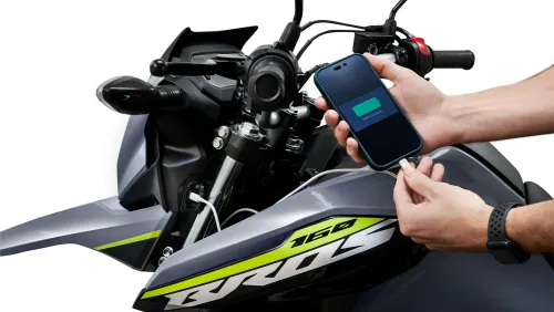 Entrada USB-C da NXR 160 Bros