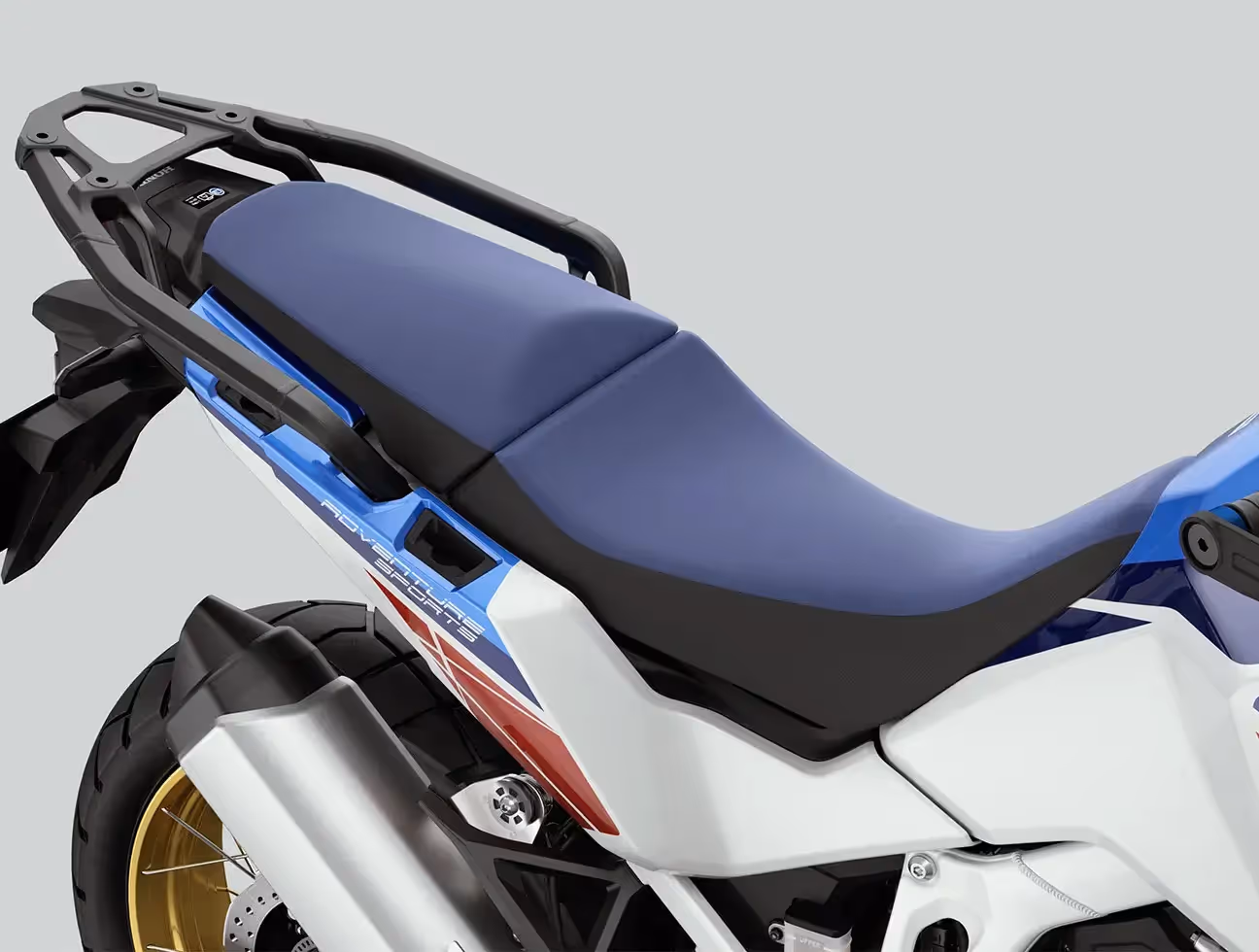 Banco bipartido da CRF 1100L Africa Twin Adventure Sports ES branco perolizado