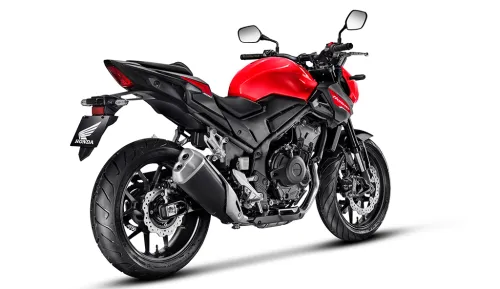 Detalhe do sistema de controle de tração da Hornet 500