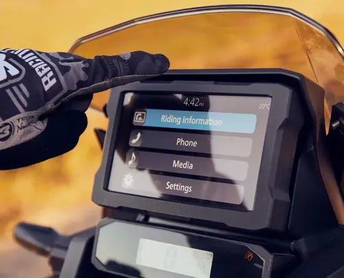 Painel digital auxiliar da CRF 1100L Africa Twin Adventure Sports ES