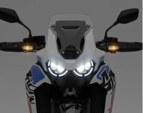 Faróis full LED da CRF 1100L Africa Twin