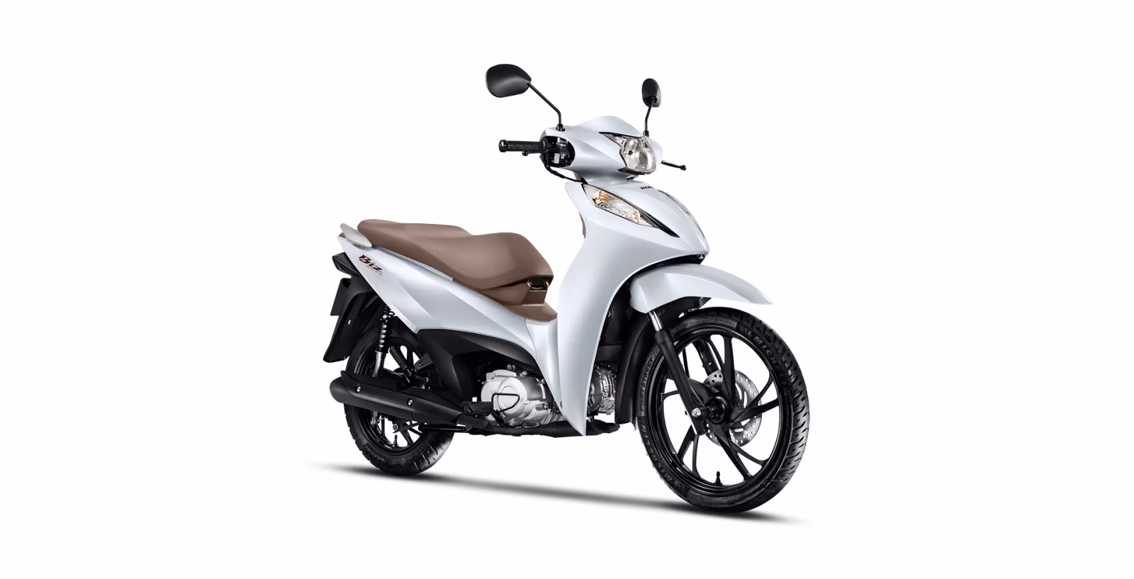 Honda Biz 125 EX dianteira direita branca - 23 de 32