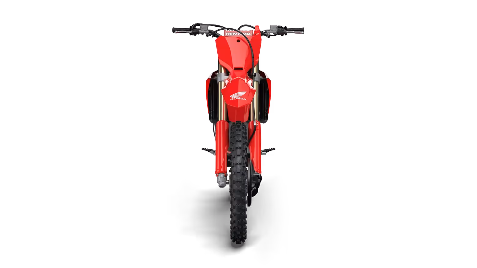 Vista frontal da Honda CRF 450R