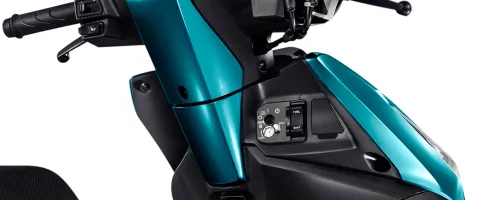 Detalhe do Shutter Key Elite 125