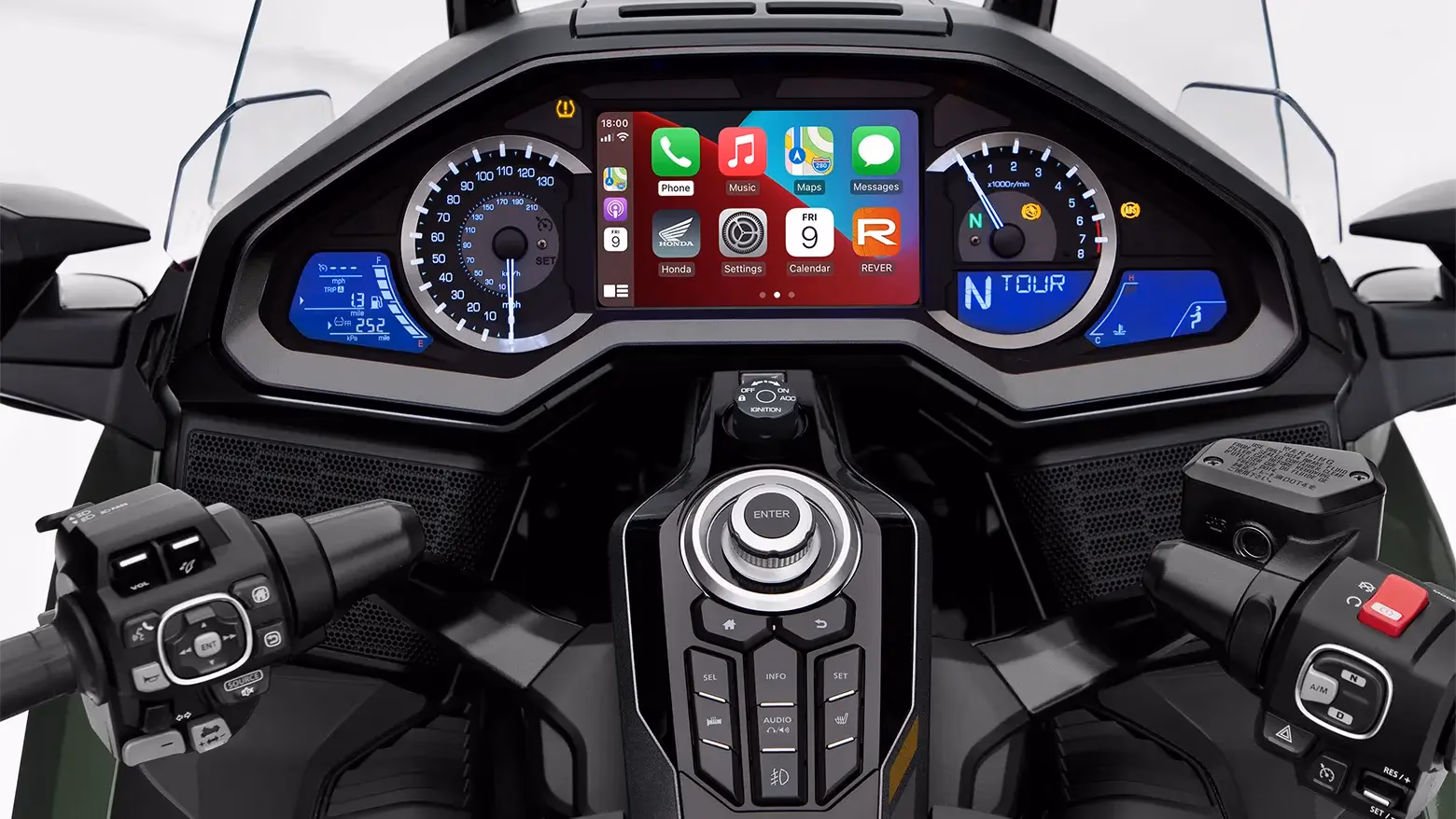 Painel completo da GL 1800 Gold Wing Tour - 3 de 6