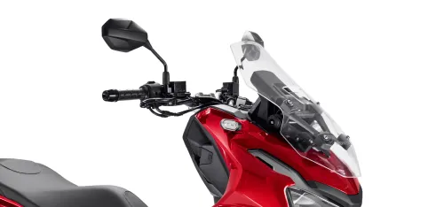 Detalhe do para-brisa ajustável Honda ADV