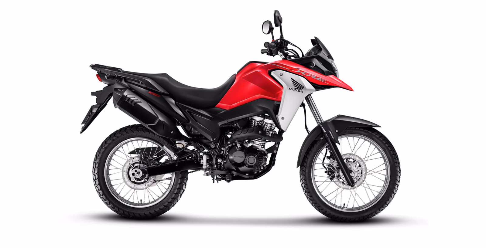 XRE 190 vista lateral na cor vermelha - 12 de 12